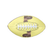 Grappig blij dat ik gras cartoon zie eten american football (Voorkant)