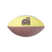 Grappig blij dat ik gras cartoon zie eten american football (Gedraaid 90)