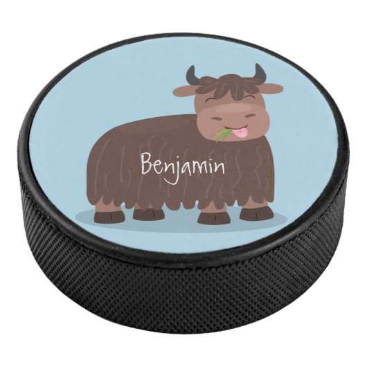 Grappig blij dat ik gras cartoon zie eten hockey puck (3/4)