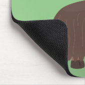 Grappig blij dat ik gras cartoon zie eten muismat (Hoek)