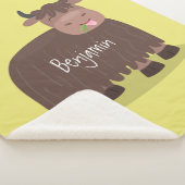 Grappig blij dat ik gras cartoon zie eten sherpa deken (3/4)