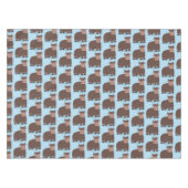 Grappig blij dat ik gras cartoon zie eten tafelkleed (Voorkant (Horizontaal))