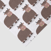 Grappig blij dat ik gras cartoon zie eten tissuepapier (Detail)