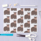 Grappig blij dat ik gras cartoon zie eten tissuepapier (Craft)