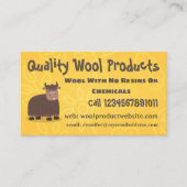 Grappig blij dat ik gras cartoon zie eten visitekaartje (Voorkant)