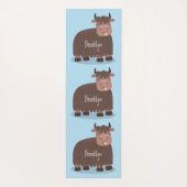 Grappig blij dat ik gras cartoon zie eten yogamat (Achterkant)