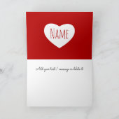 Grappig blij dat we dezelfde Valentijnsdag hebben  Feestdagen Kaart (Binnen)