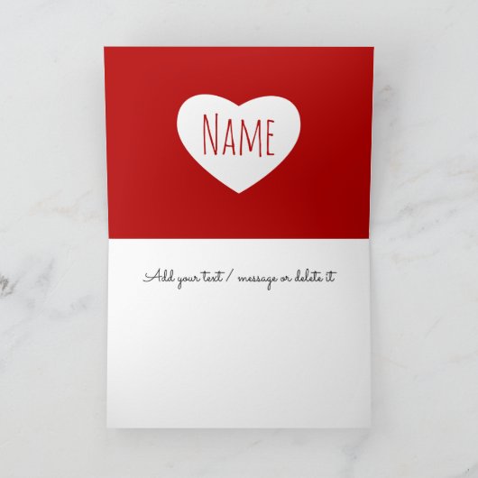 Grappig blij dat we dezelfde Valentijnsdag hebben  Feestdagen Kaart (Binnen)