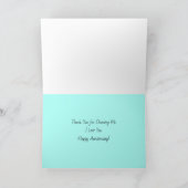 Grappig blij Jubileum Kaart (Binnen)