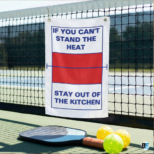 Grappig Blijf Uit De Keuken Pickleballveld Quo Golfhanddoek
