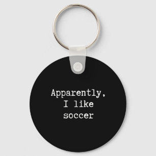 Grappig Blijkbaar Hou Ik Van Voetbal Moeder Vader Sleutelhanger