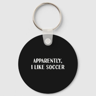 Grappig Blijkbaar Hou Ik Van Voetbal Sleutelhanger