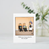 Grappig blijven in aanraking met Briefkaart (Staand voorkant)