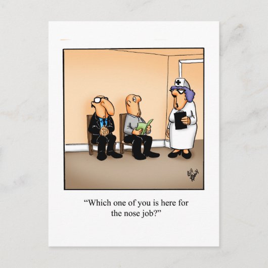 Grappig blijven in aanraking met Briefkaart (Voorkant)