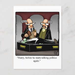 Grappig blijven in aanraking met Briefkaart