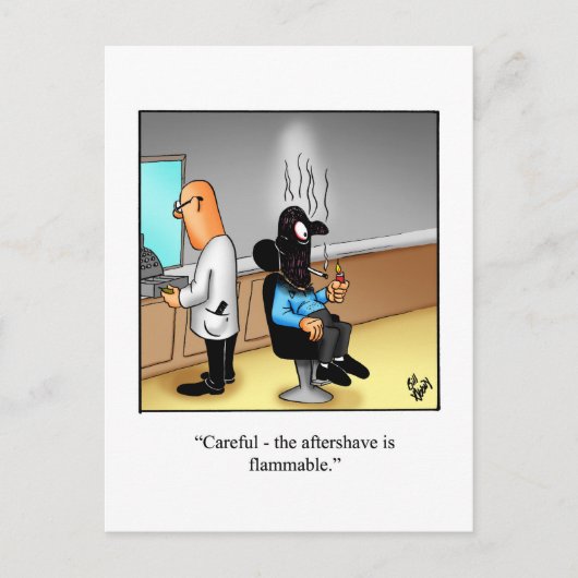 Grappig blijven in aanraking met Humor Briefkaart (Voorkant)