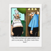 Grappig blijven in aanraking met Humor Briefkaart (Voorkant)