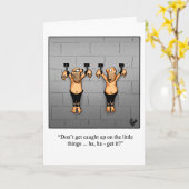 Grappig blijven in aanraking met Wenskaart Kaart (Gele Bloem)