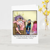 Grappig blijven in aanraking met Wenskaart Kaart (Gele Bloem)