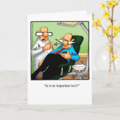 Grappig blijven in aanraking met Wenskaart Kaart (Gele Bloem)