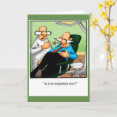 Grappig blijven in aanraking met Wenskaart Kaart (Gele Bloem)