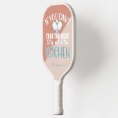 Grappig blijven uit de keuken pickleball paddle (Links)