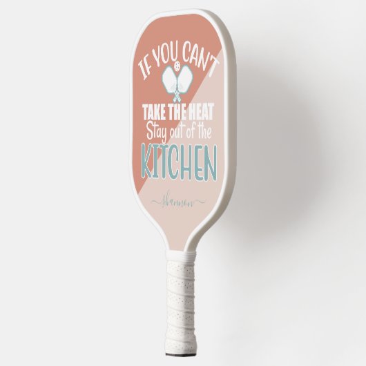 Grappig blijven uit de keuken pickleball paddle (Links)