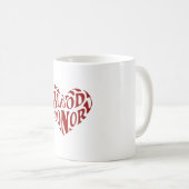 Grappig bloeddonorgift bloeddonatie koffiemok (Voorkant rechts)