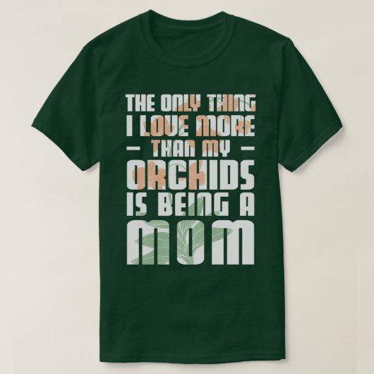 Grappig bloeiend Plant dat groeit voor een orchide T-shirt (Design voorkant)