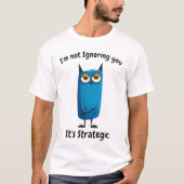 Grappig Blue Cat Origineel Humor Design T-shirt (Voorkant)