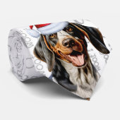 Grappig Bluetick Coonhound kerst Hondenliefhebber Stropdas (Opgerold)