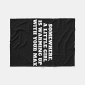 Grappig Bodybuilding Gezegde Gewichtheffen Quote Fleece Deken (Voorkant (Horizontaal))