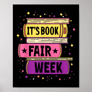 Grappig Boek Fair Boekenwurm Bibliotheek Zijn Boek Poster