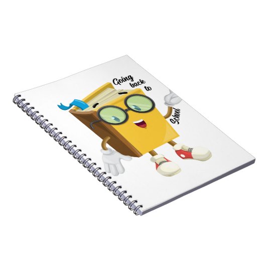 Grappig Boek Glas Trendy Papier Schoen Notitieboek (Rechterzijde)