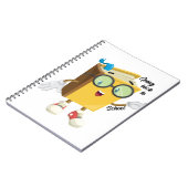 Grappig Boek Glas Trendy Papier Schoen Notitieboek (Linkerzijde)