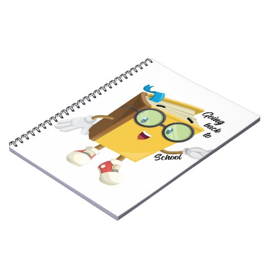 Grappig Boek Glas Trendy Papier Schoen Notitieboek (Linkerzijde)