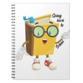 Grappig Boek Glas Trendy Papier Schoen Notitieboek (Voorkant)