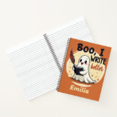 Grappig boek Ik schrijf betere naam Halloween Noti (Binnen)