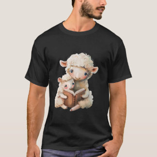 Grappig boek lezen Dier voor vrouwen en meisjes Ze T-shirt