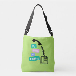 Grappig Boek Lezer Lezen Citaat Crossbody Tas