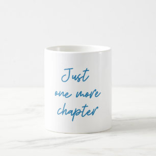 Grappig Boek Liefhebber Citaat Blauwe Script  Koffiemok