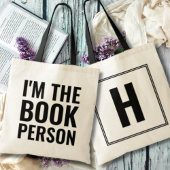 Grappig boek liefhebbers Ik ben de boek persoon mo Tote Bag