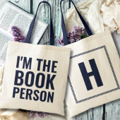 Grappig boek liefhebbers Ik ben de boek persoon mo Tote Bag