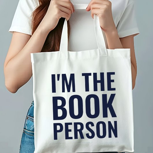 Grappig boek liefhebbers Ik ben de boek persoon mo Tote Bag