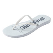 Grappig Boek Lover: "Niet Hoarding if it's Books" Teenslippers (Schuin)