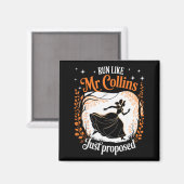 Grappig Boek Meme Ren Als Mr Collins Zojuist Verlo Magneet (Voorkant / Achterkant)