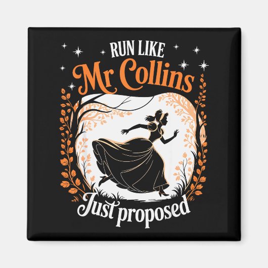 Grappig Boek Meme Ren Als Mr Collins Zojuist Verlo Magneet (Voorkant)