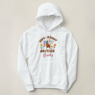Grappig boek minnaar citaat lezen verslaafde intro hoodie