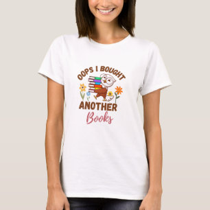 Grappig boek minnaar citaat lezen verslaafde intro t-shirt