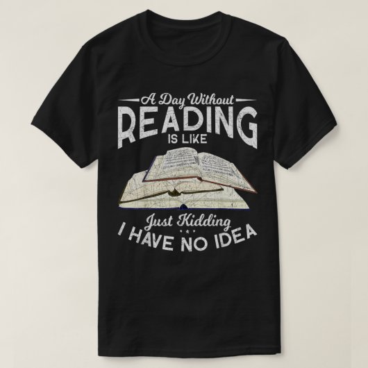 Grappig boek Nerd Bibliothecaris Gift T-shirt (Design voorkant)